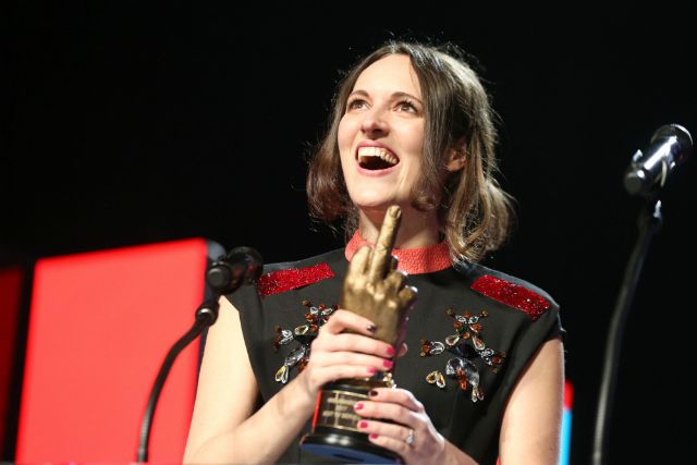 Waller-Bridge winning Best TV Series for 'Fleabag' at the NME Awards in 2017